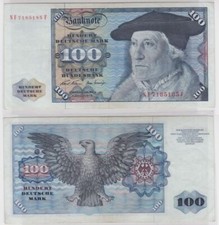 T147198 Banknote 100 DM