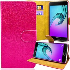 Glitzer Handy Tasche für Samsung Galaxy Note 3 Neo Schutz Hülle Flip Case Pink