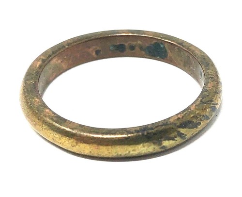 Schlichter goldfarbener ring - schlichter,