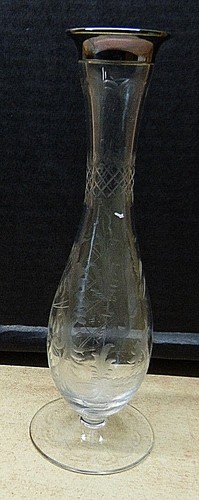 11136 glas vase - glas, mit