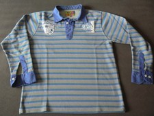 LA MARTINA Polo Argentino Herren Sweatshirt Blau Knopfleiste XL