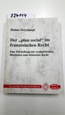 Der "plan social" im französischen Recht. Eine Darstellung mit vergleichenden Hi
