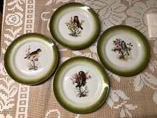 Bareuther WALDSASSEN 4 Porzellan-Wandteller 242 /243 Vogelmotive 60/70er Jahre