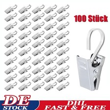 100 stück vorhang - 100, clips