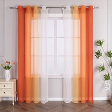 2er Gardinen Stores Vorhänge
