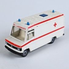 SIKU 809D Mercedes-Benz Krankenwagen 1:55 Weiß Diecast Vintage Super-Serie