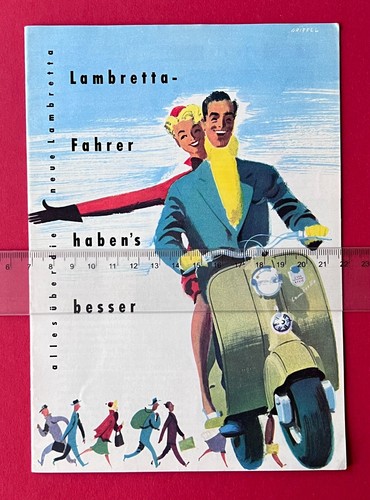 Reklame prospekt 1955 nsu - prospekt,