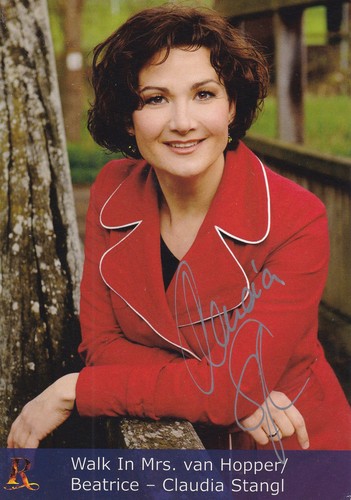 Autogramm claudia stangl - -,