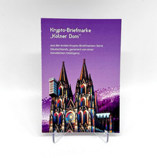 Briefmarke Kölner Dom Lila