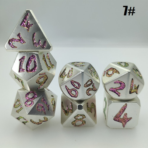 Rpg würfel set teilig poly - würfel, 7-teilig