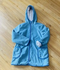 ?Finkid Fleecejacke Kinder Blau Größe 130-140 Teddy Winter Sweatjacke Pullover