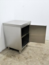 Arbeitsschrank 60x60cm neu Tür Edelstahlschrank Arbeitstisch Edelstahl Gastro