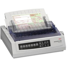 OKI Microline 3390 Nadeldrucker 24-Nadeln USB 360 dpi mit neuem Farbb.