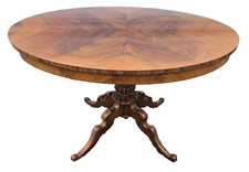 OVALER  BIEDERMEIER  TISCH