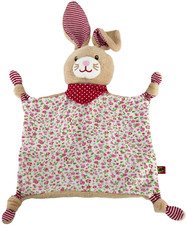 Die Spiegelburg Schmusetuch Hase Blumen Kuscheltuch Häschen 12860 Baby Glück
