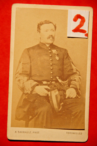 Cdv foto soldat - foto,