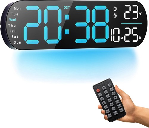Digitale wanduhr zoll - digitale,