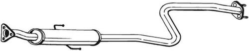 Mittelschalldämpfer bosal - mittelschalldämpfer,