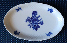 Schumann/Arzberg, Form Dresden, Dekor Blaue Rose, ovale Platte, Echt Kobalt