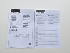 Bedienungsanleitung Heft für Makita JR3050T  Säbelsäge  Reciprosäge