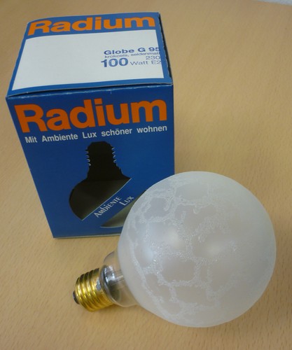 Radium ambiente lux - radium, globelampe