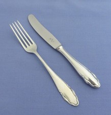 WMF 2200 - Messer + Gabel - 90er Silber - 20,3 cm / 18,3 cm - Dessertbesteck