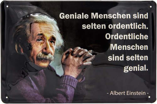 Geprägtes blechschild albert - geprägtes,
