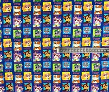 Stoff Sommersweat Paw Patrol Comic Kinderstoff French Terry Nähen Kinder