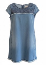 ESPRIT Damen Kleid Jeanskleid