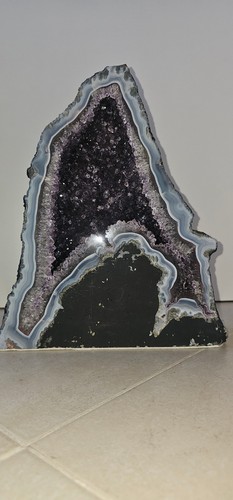 Amethyst druse geode - amethyst,,