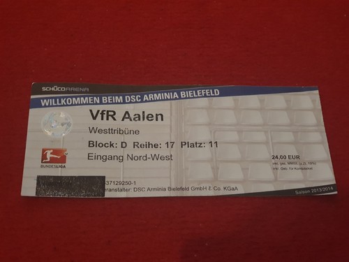 Sammler ticket arminia - ek,