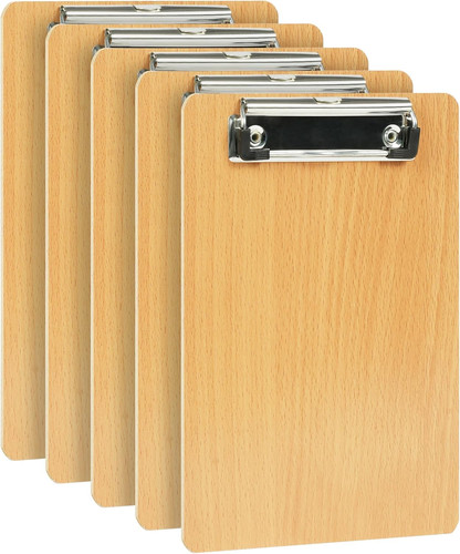Klemmbrett holz 5 stück - 5,