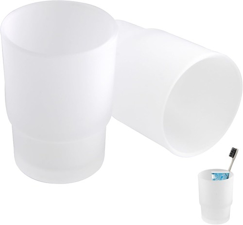 2er set zahnputzbecher - set, aus