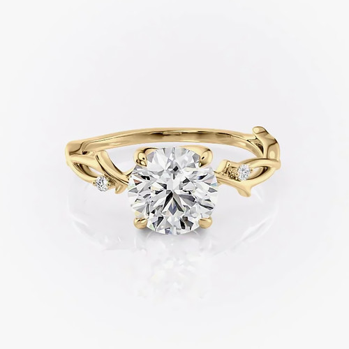 Ehering massiv 14k - , gelbgold