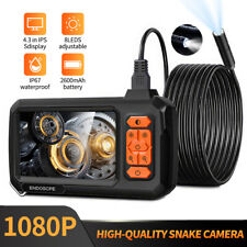 2-15M Endoskop mit 4.3'' LCD 1080P HD Inspektionkamera 8mm Rohrkamera Endoscope