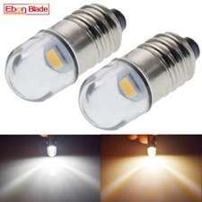 E10 3V/4.5V/6V/12V/24V Taschenlampe LED Miniatur Schraubbirne Warm/weiß Lampe