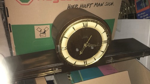 Alte tischuhr buffetuhr emes - alte,