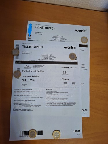 Die 80er live ticket innenraum - live,