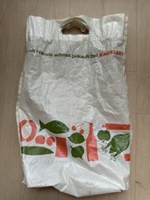 Alte Karstadt Tüte Fisch Grün Orange Retro Vintage Einkaufstasche Tasche