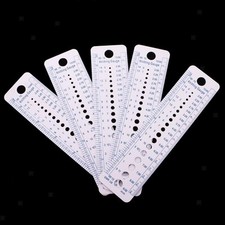 5 teilige Strickrechner Messschablone