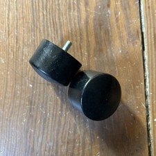 2 RAFFIG Endstücke für Gardinenstange von IKEA schwarz