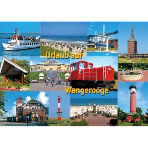 Insel wangerooge postkarten - insel,