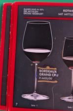 RIEDEL Sommelier Bordeaux Grand Cru 4400 / 00 Rotweinglas, 4 Stück