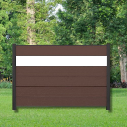 Wpc zaun komplettset - zaun,