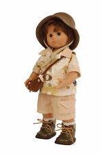 Schildkröt Müller-Wichtel Sam, braune Haare, Safari-Kleidung, 30 cm