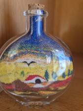 NEU*Deko Glasflasche aus