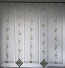 Schiebegardine Set  Flächenvorhag  Schiebevorhan Moderne Gardinen Neu