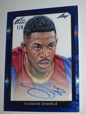 Leaf Art of Sports Ousmane Dembele Auto Signature 1/8 no Panini Futera Topps