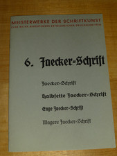 Meisterwerke der Schriftkunst, 6. Jaecker-Schrift, D. Stempel Akt-Ges Schriftmus