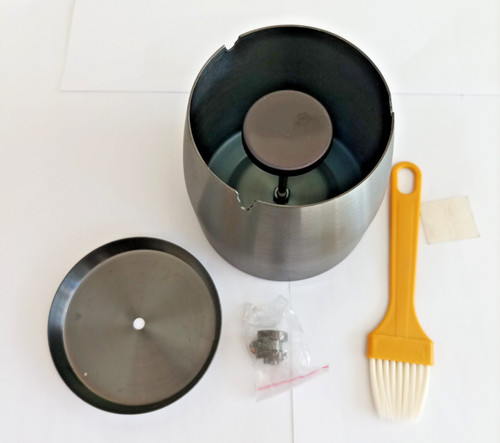 Aschenbecher edelstahl groß - aschenbecher,
